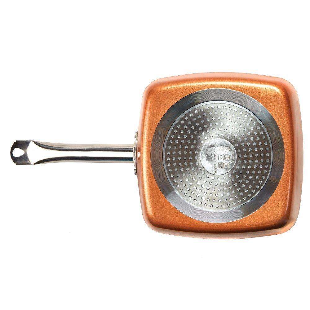 Copper Chef - 24cm Square Pan With Lid