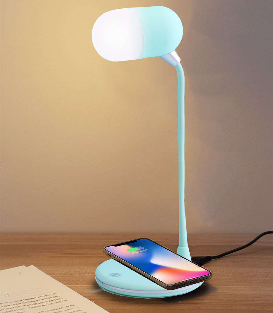 Polaroid LED Lamp, Wireless Charger & Bluetooth Speaker  3-in-1 Desk Lamp with Qi Charging