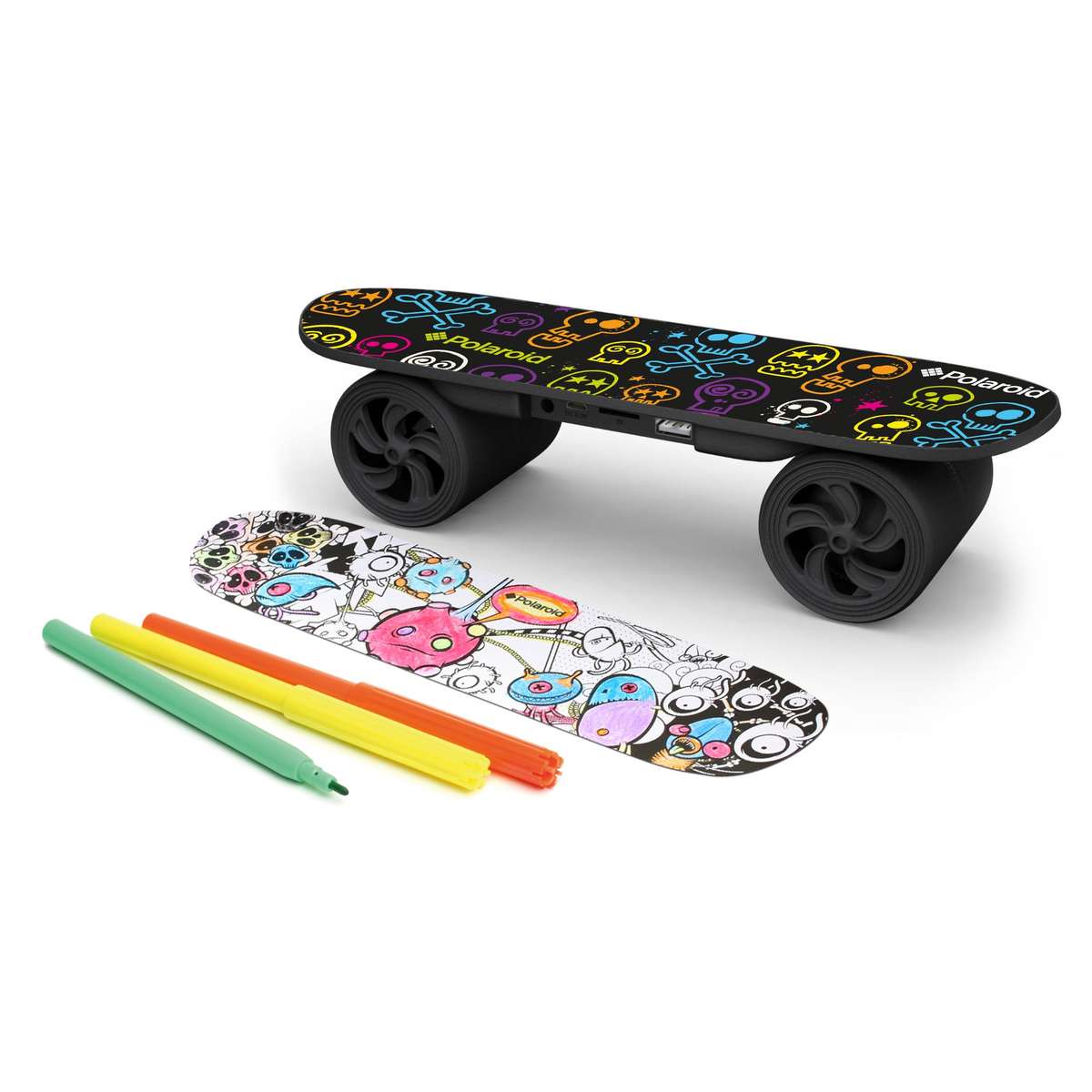 Polaroid Wireless Bluetooth Skateboard Speaker  Portable Bluetooth Speaker | Custom Colouring ...