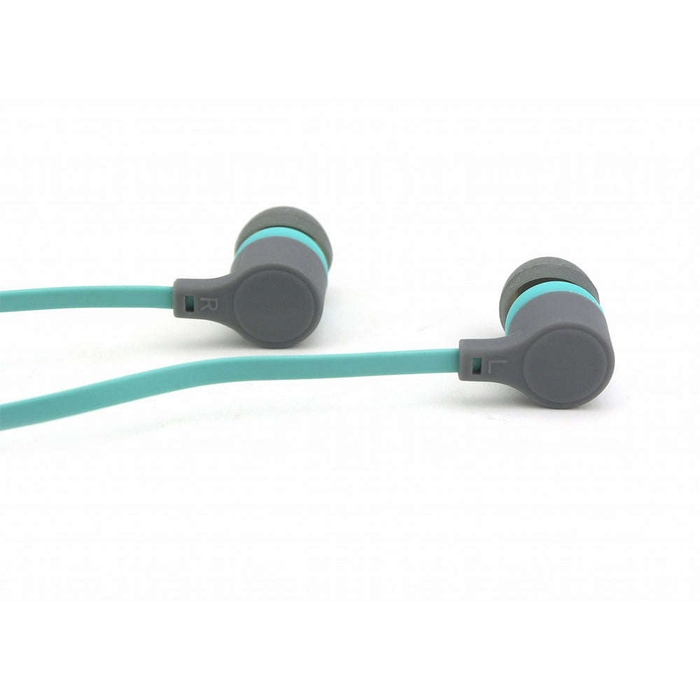 Polaroid Tangle Free Earphones - Turquoise