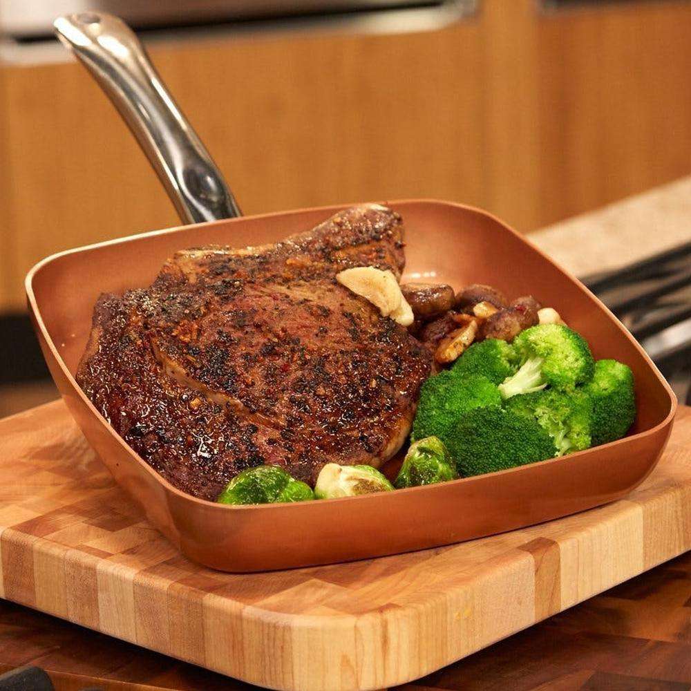 Copper Chef - 24cm Square Pan With Lid