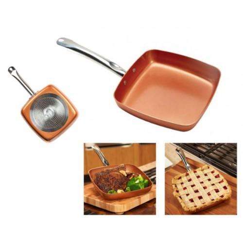 Copper Chef - 24cm Square Pan With Lid