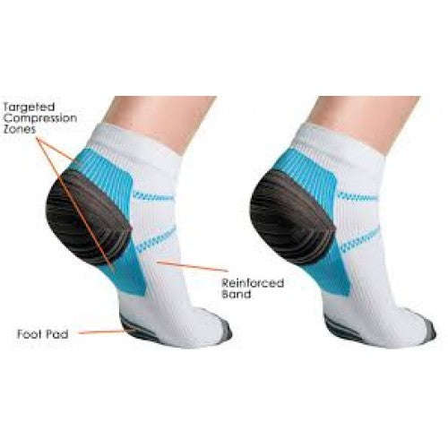 Remedy Plantar Fasciitis Compression Socks - L/XL