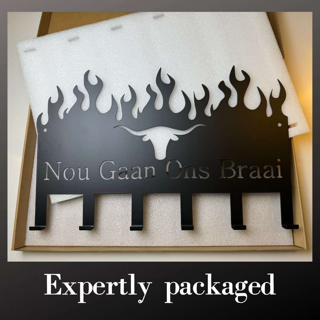 Lifespace "Braai Master Dad" Braai 5 Hook Utility Rack