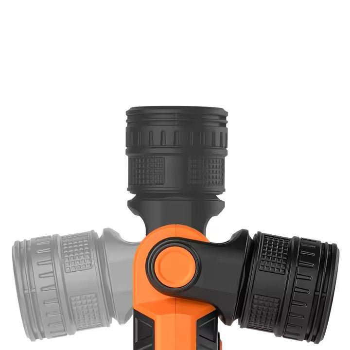 Lifespace Rechargeable Premium 3-in-1 Portable Emergency Flashlight Torch with Siren Alarm, USB C...