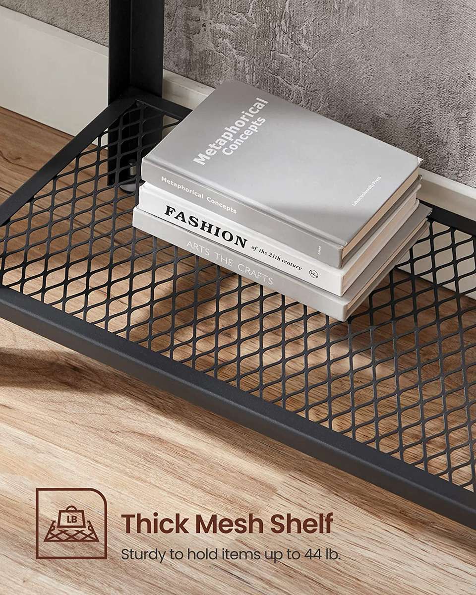 Lifespace Rustic Industrial 2 Tier Console Hall Table