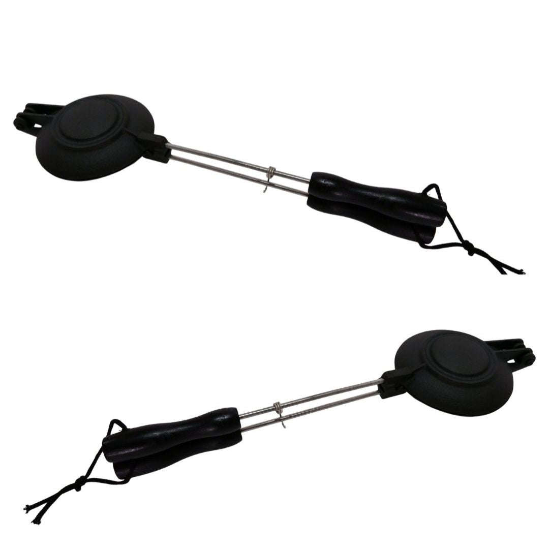 Lifespace Cast Iron Jaffle Irons - 2 pack