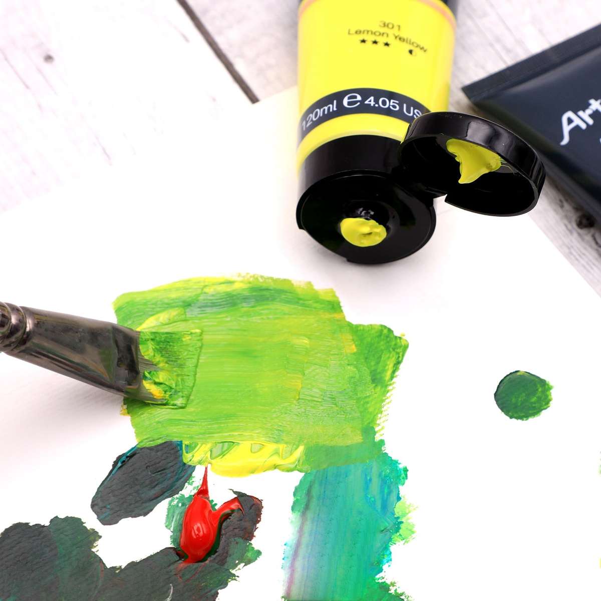 Artecho Acrylic Paint Set 20 Colours 4.05 oz/ 120ml Tube Art Paint