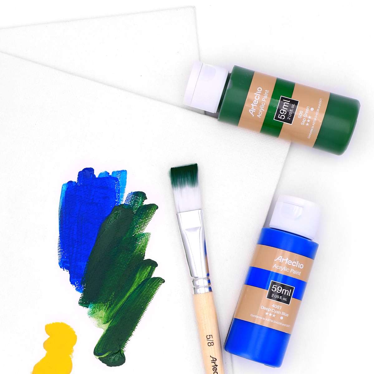 Artecho Canvas Panel 12 Set Value Pack White - 11" x 14"