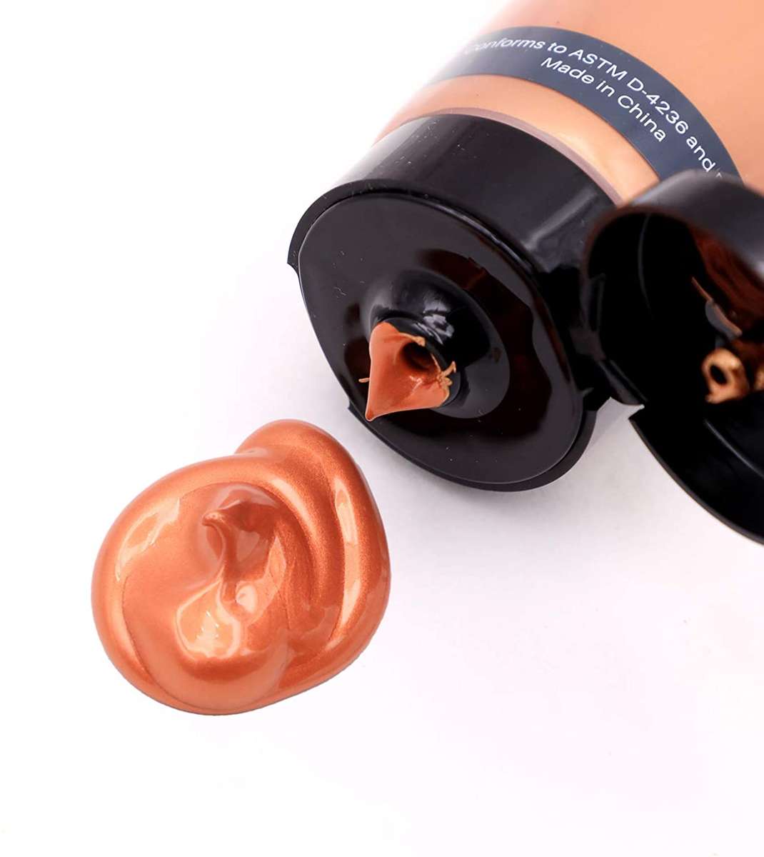 Artecho Metallic Acrylic Paint set - Earth Tone - Set of 8 Colours, 120ml Acrylic Paints