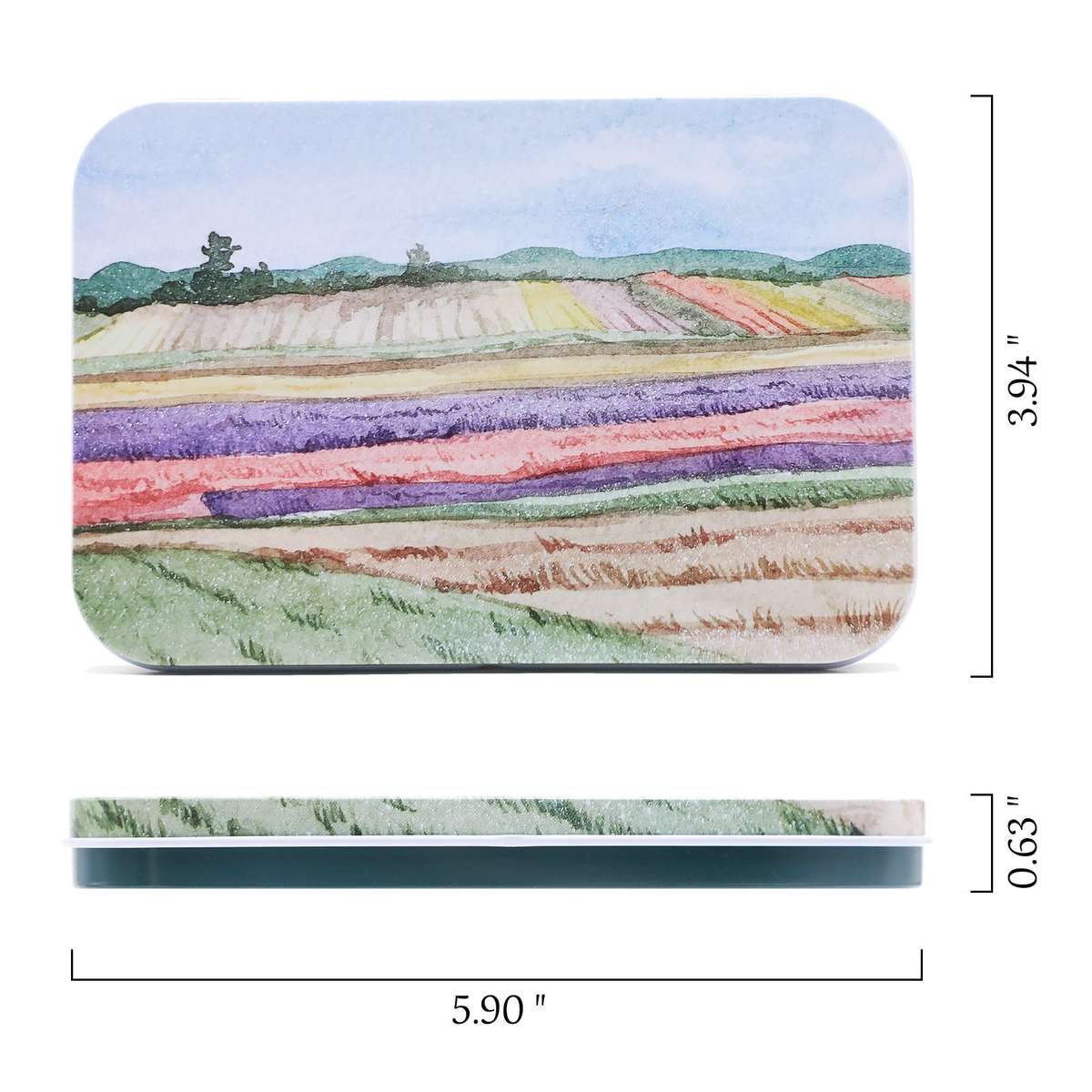 Artecho Metallic Watercolour Paint Set in Tin Case - Professional 18 colour