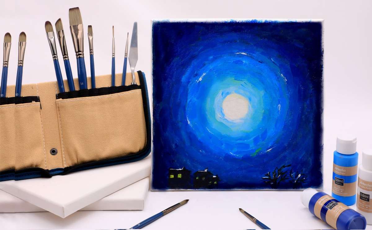 Artecho Stretch Canvas 6 Set Value Pack White - 8" x 10"