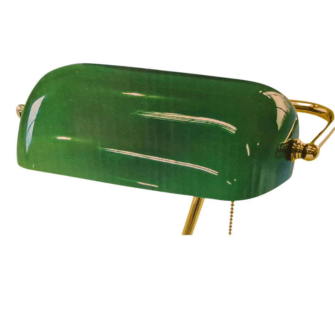 Bankers Lamp replacement shade only - Green