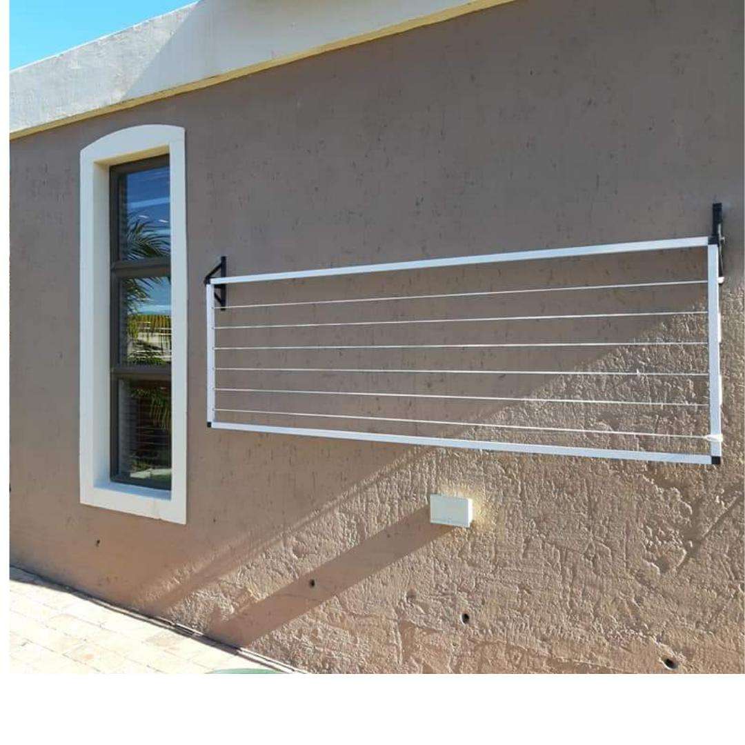 Collapsable aluminium wash lines / washing line - 2m long x 700mm wide.