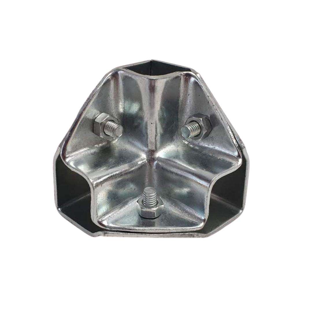 Insta-Connect No Weld DIY Connectors - Corner Joint 3 Way - 4 pack