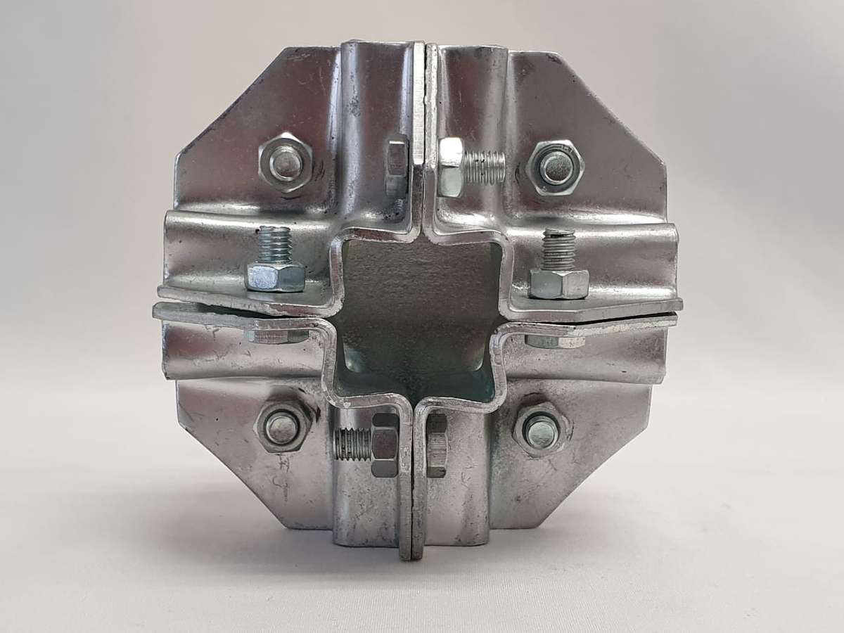 Insta-Connect No Weld DIY Connectors - Cross Joint - Mild Steel