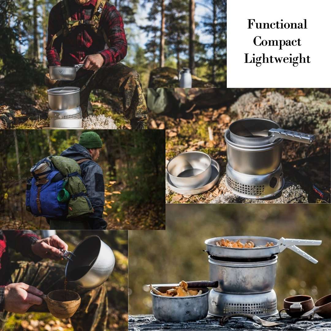 Lifespace 10-Piece Portable Camping Hiking Cook Set