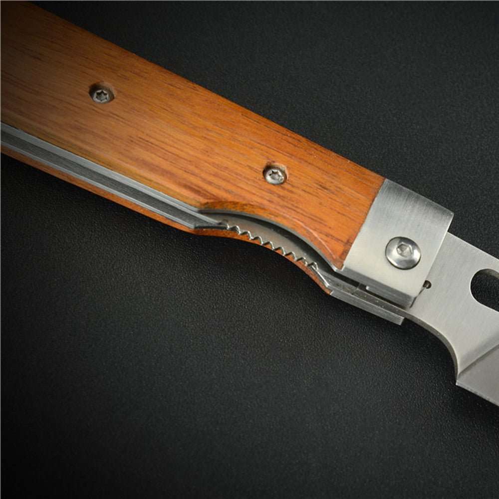 Lifespace 440A Stainless Steel Folding Japanese Chef Knife - Fantastic outdoor knife