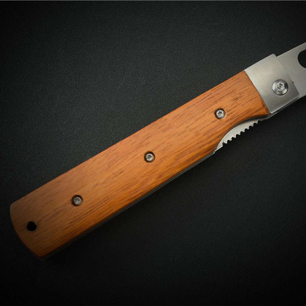 Lifespace 440A Stainless Steel Folding Japanese Chef Knife - Fantastic outdoor knife