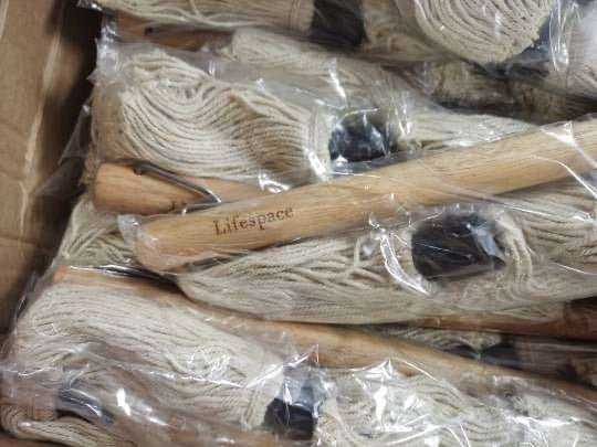 Lifespace 45cm BBQ Braai Basting Mop Brush with 3 Spare Heads