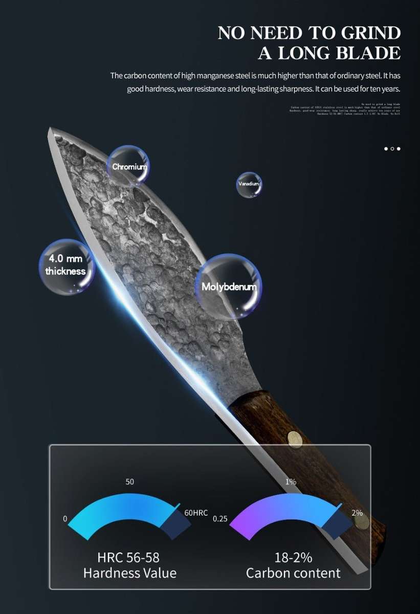 Lifespace 6,5" Hammered Black 'Dog Leg' Bone Cutter with Sheath