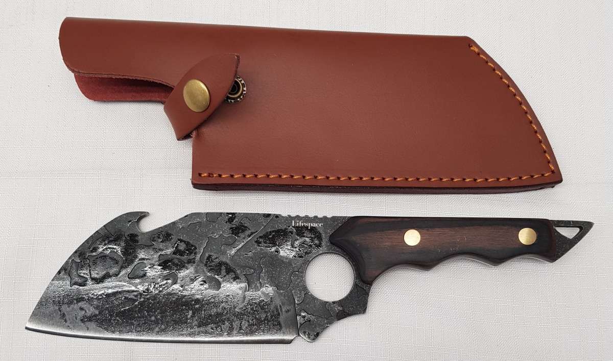 Lifespace 6,5" Hunting Cleaver with Utility Hook & Sheath