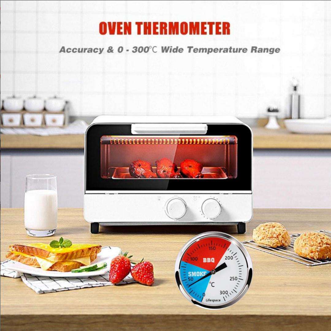 Lifespace BBQ Pizza Braai Replacement Thermometer with Calibration