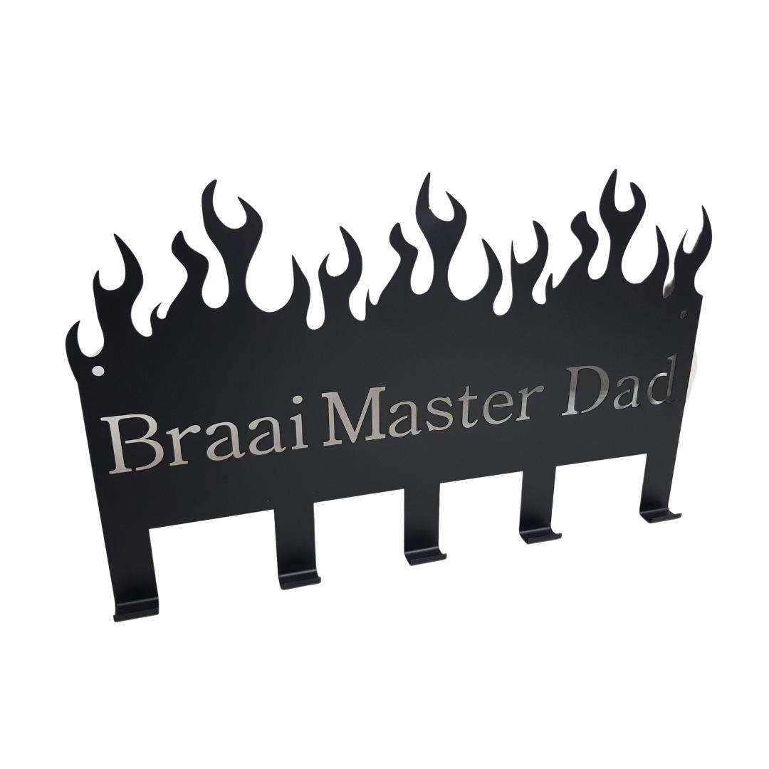 Lifespace "Braai Master Dad" Braai 5 Hook Utility Rack