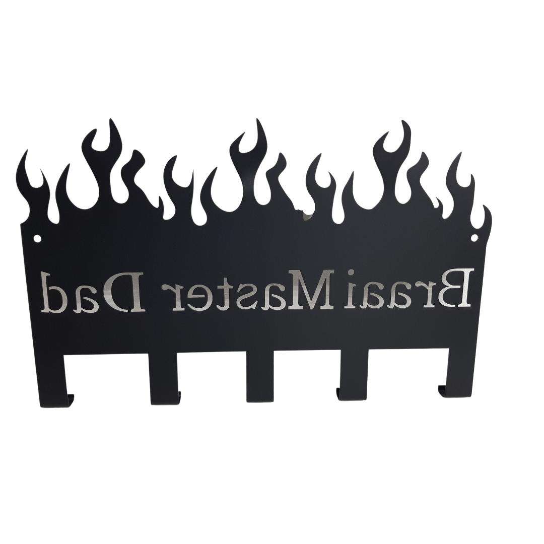 Lifespace "Braai Master Dad" Braai 5 Hook Utility Rack