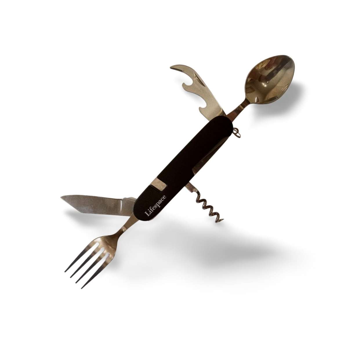 Lifespace Camping Fishing Folding Utility Cutlery Set