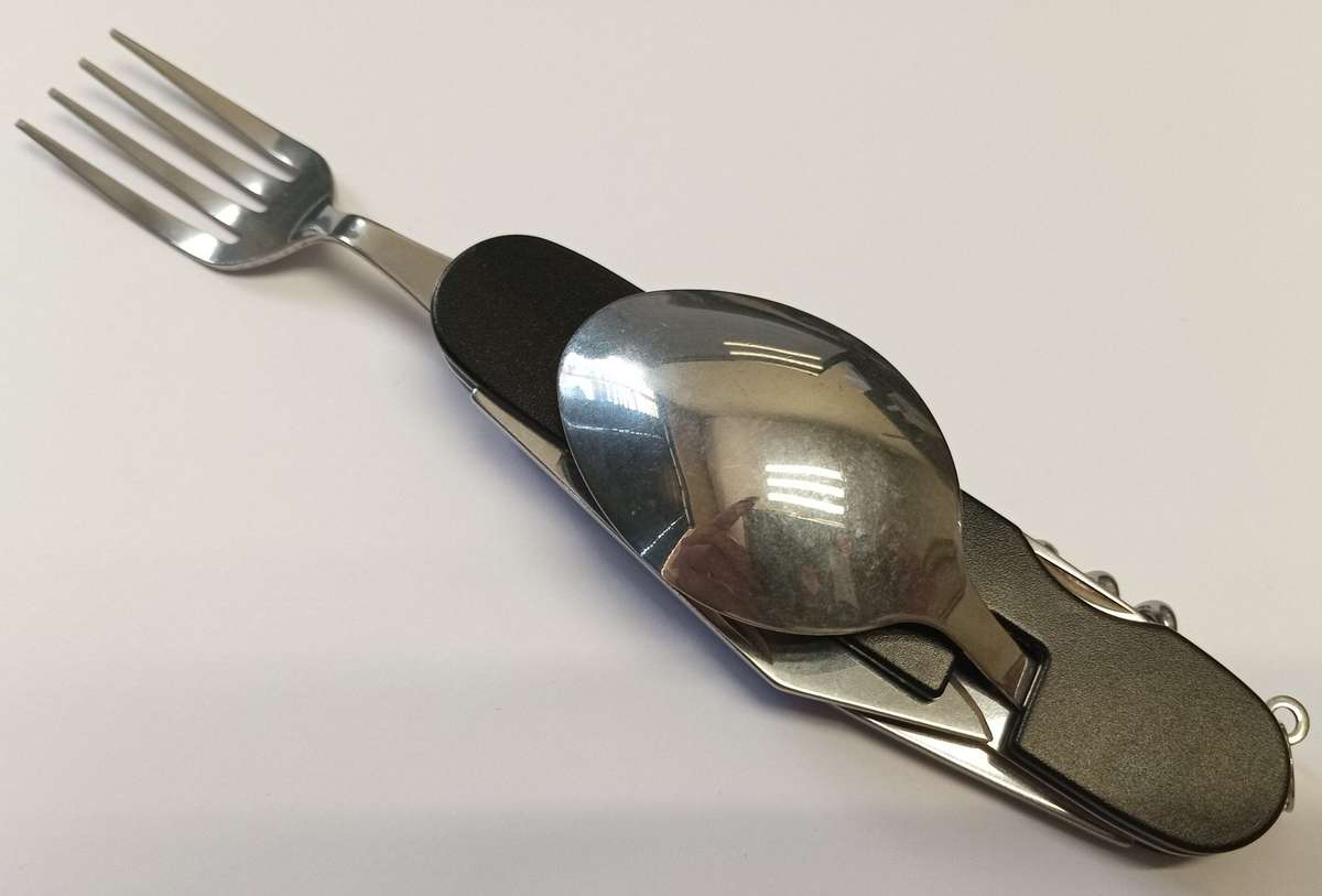 Lifespace Camping Fishing Folding Utility Cutlery Set