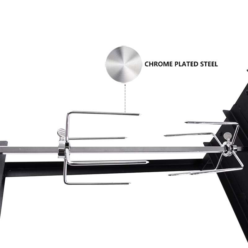 Lifespace Ember Maker Braai & Grid w/ Potjie Hook & Rotisserie Bracket