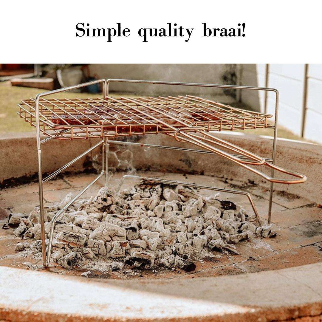 Lifespace Folding Multi Level Grid Stand - Chrome