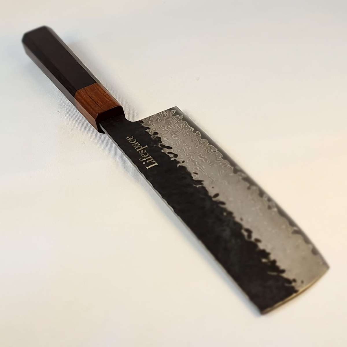 Lifespace Hand Forged Japanese 'Nakiri' vg10 Damascus Bunka Cleaver in Gift Box