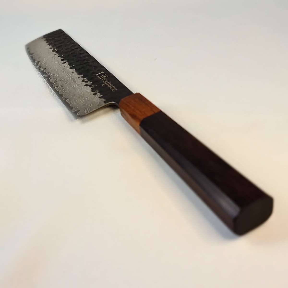 Lifespace Hand Forged Japanese 'Nakiri' vg10 Damascus Bunka Cleaver in Gift Box