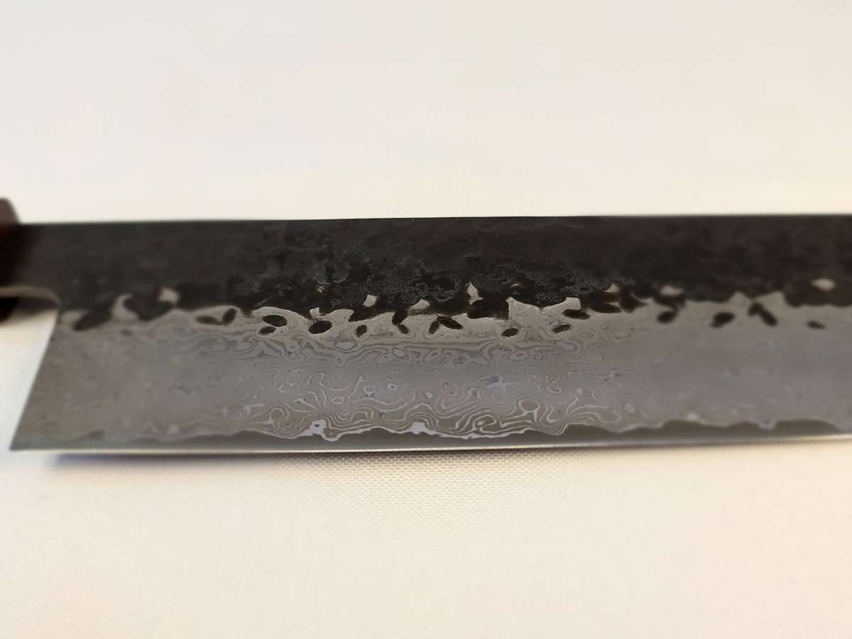 Lifespace Hand Forged Japanese 'Nakiri' vg10 Damascus Bunka Cleaver in Gift Box