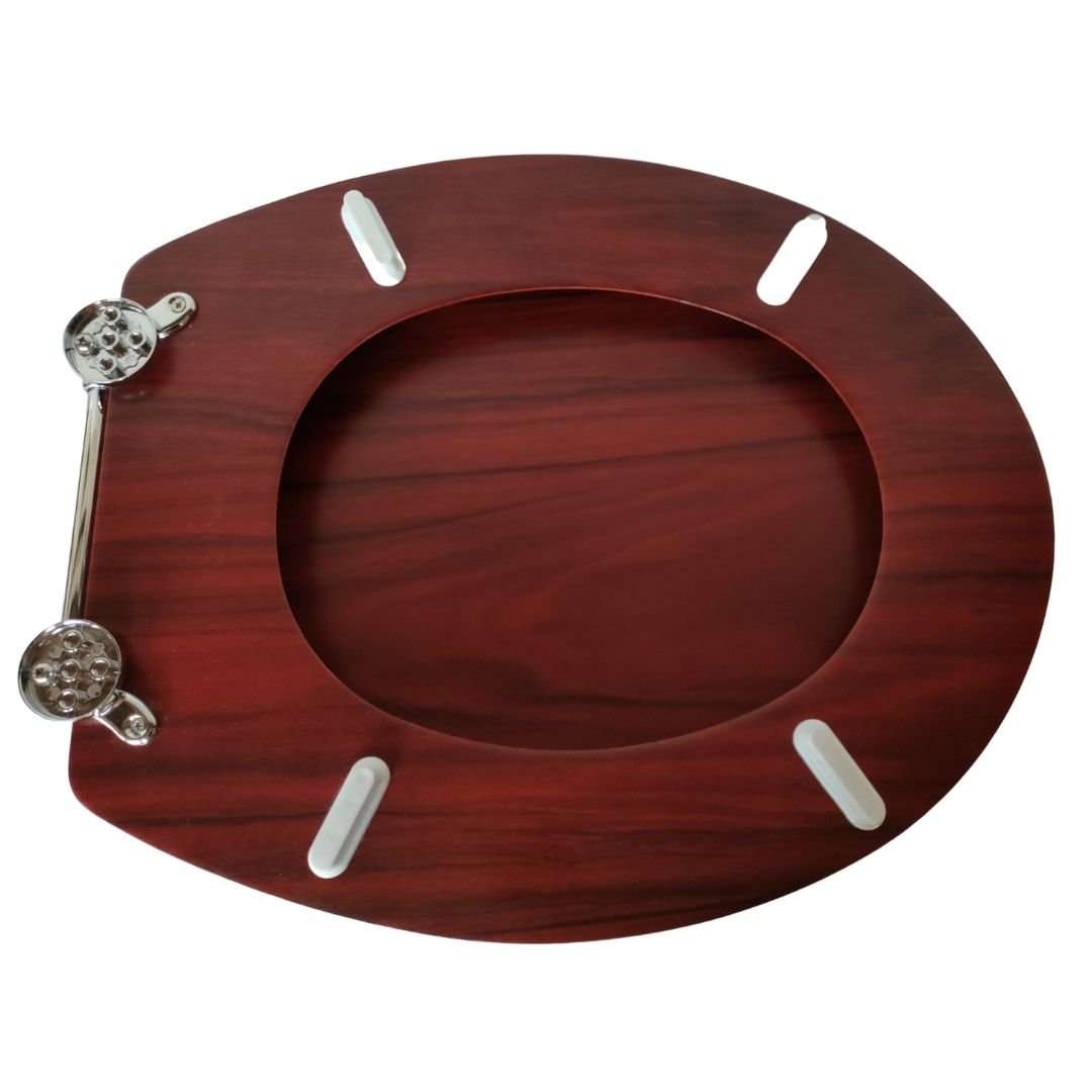 Lifespace Leading Design Premium Wood Toilet Seat - Mahogany