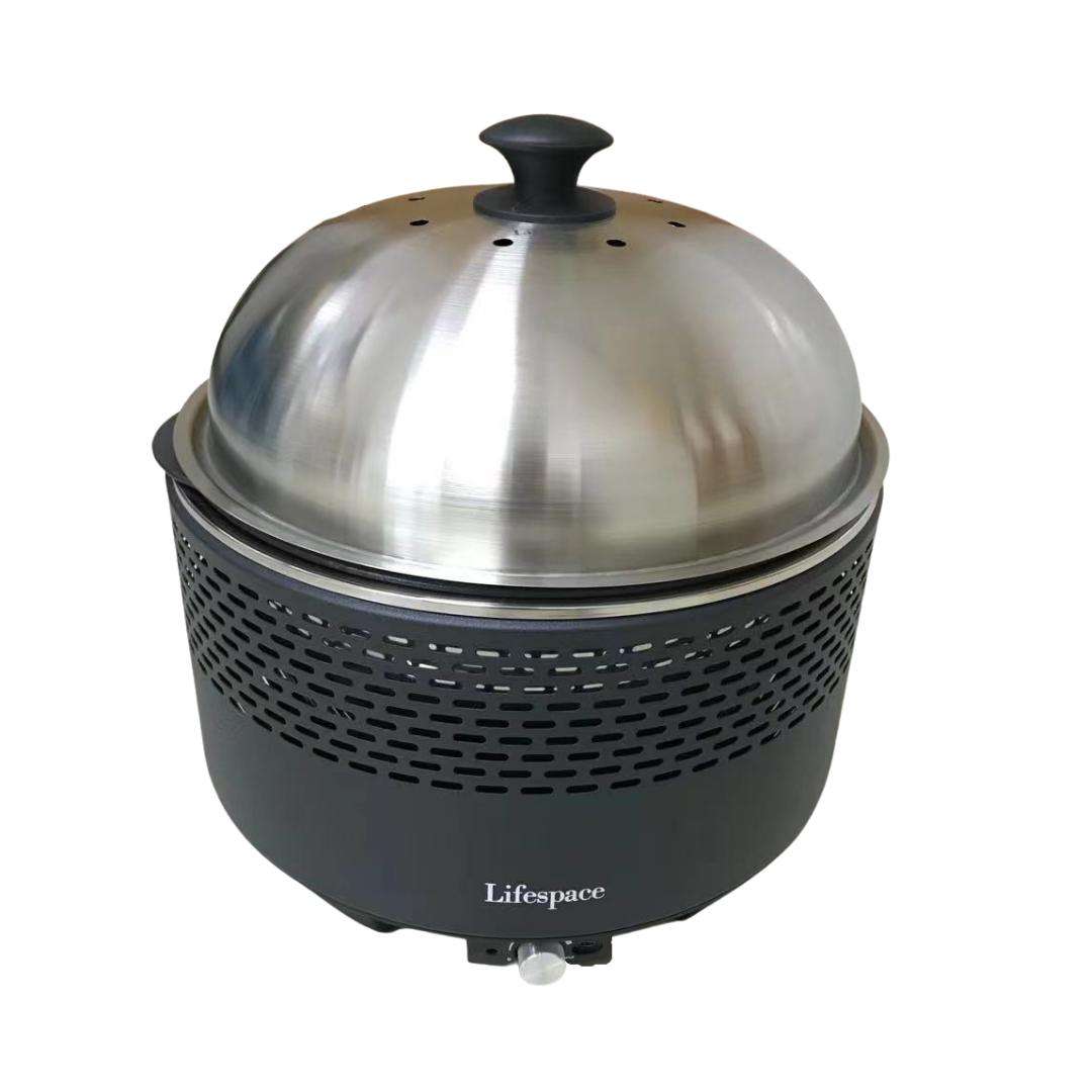 Lifespace Portable Charcoal Braai with FREE Dome Lid & Carry Bag