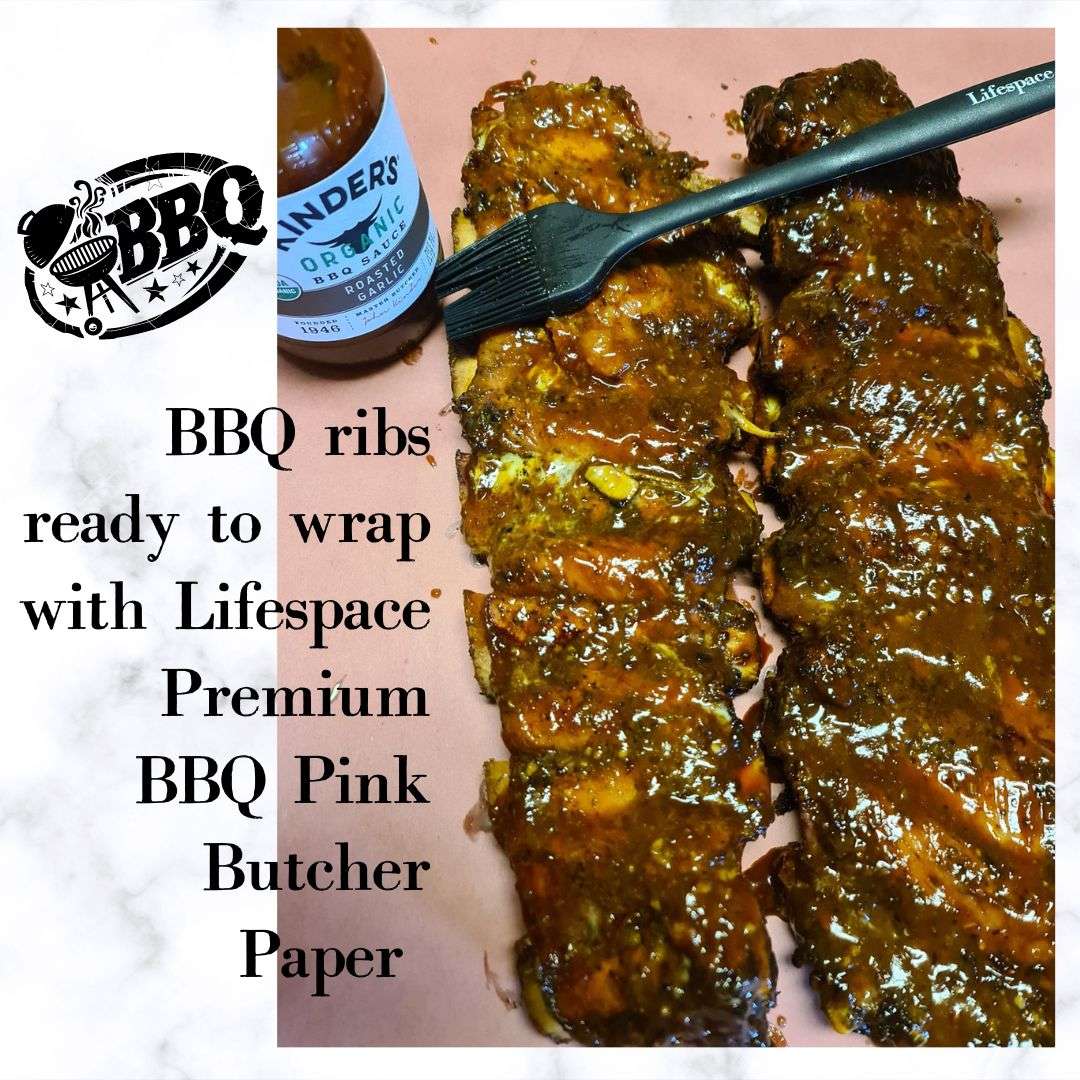 Lifespace Premium BBQ Pink Butcher Paper - Competition Quality - 25m roll