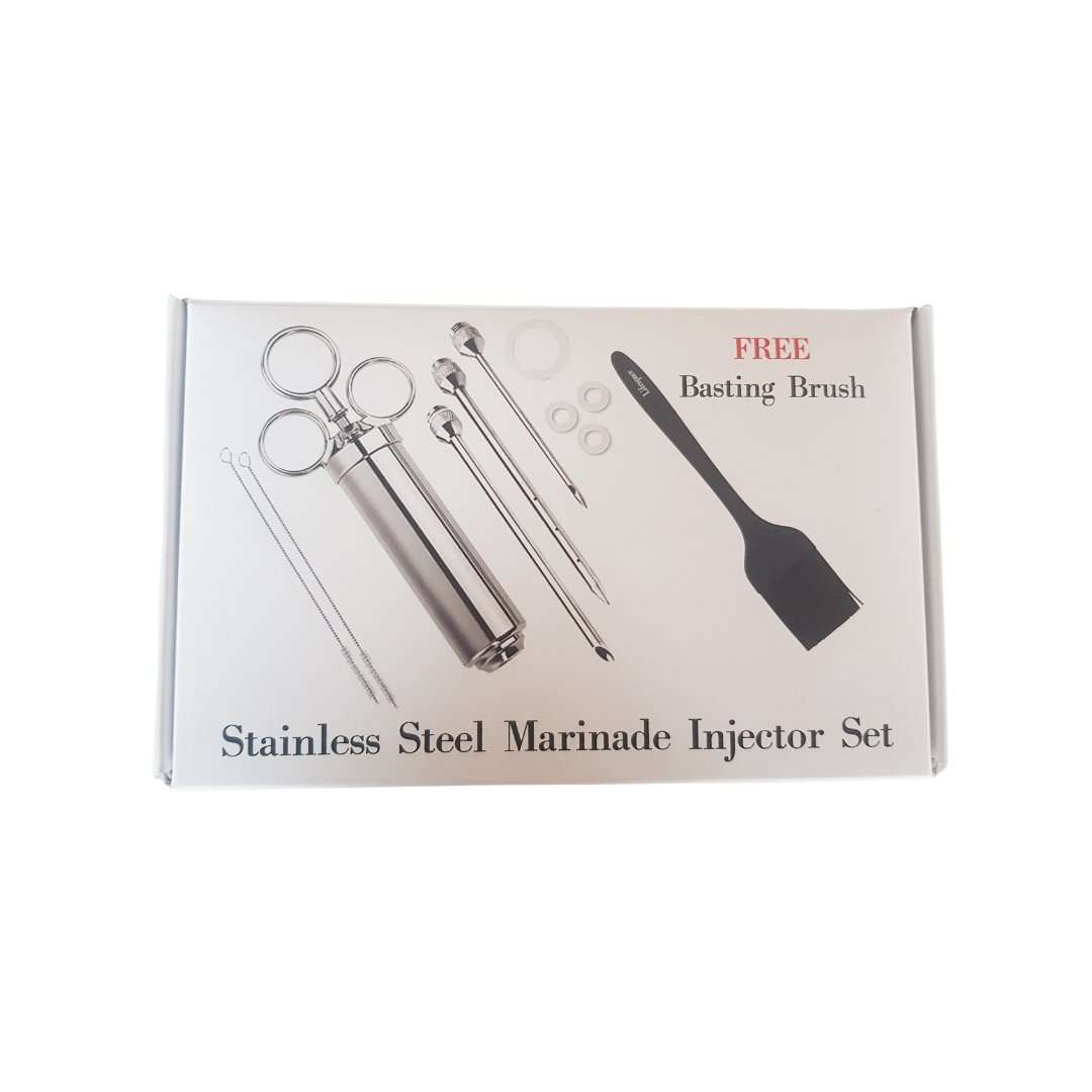 Lifespace Quality Stainless Steel Meat Marinade Injector Set