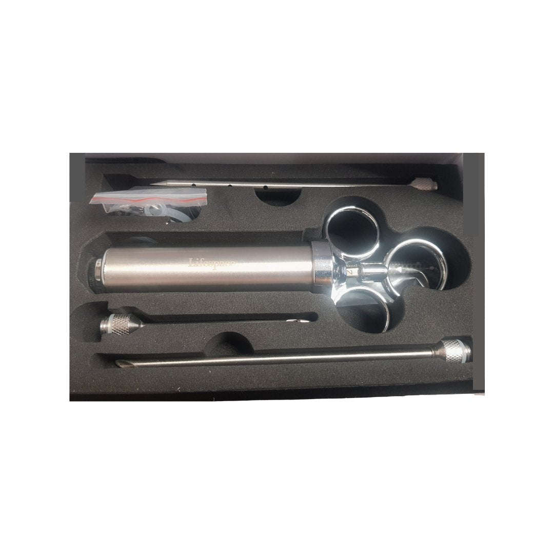 Lifespace Quality Stainless Steel Meat Marinade Injector Set