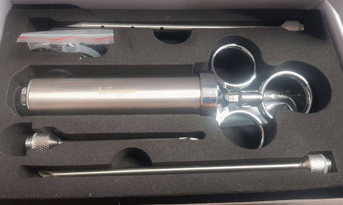 Lifespace Quality Stainless Steel Meat Marinade Injector Set