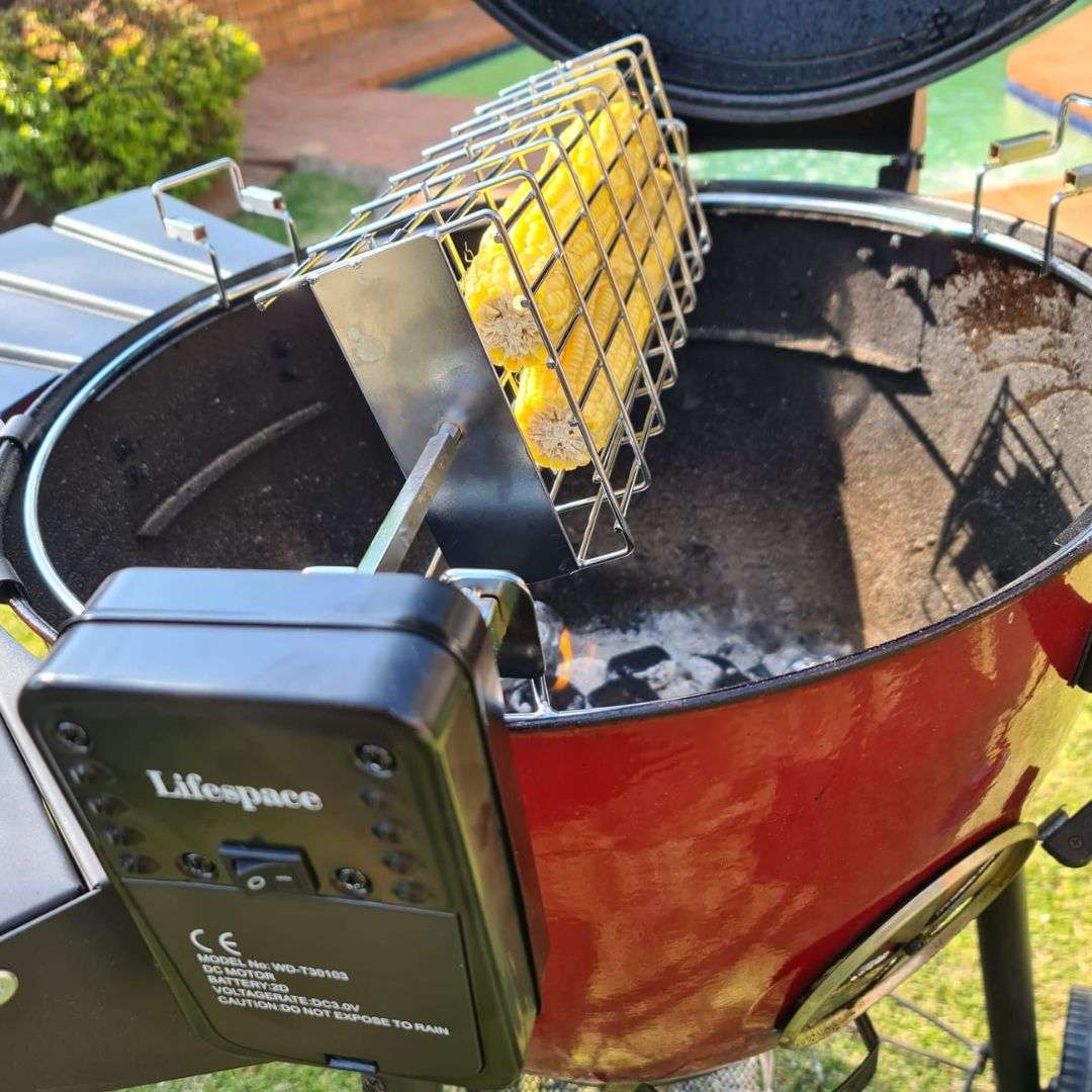 Lifespace Rotisserie Basket -Standard DeepAdjustable - Chrome