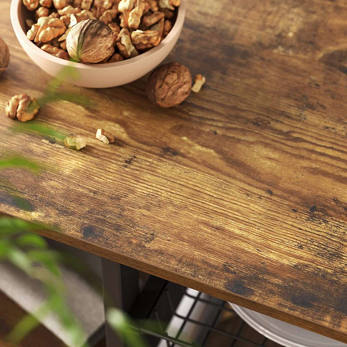 Lifespace Rustic Industrial Kitchen Utility Shelf