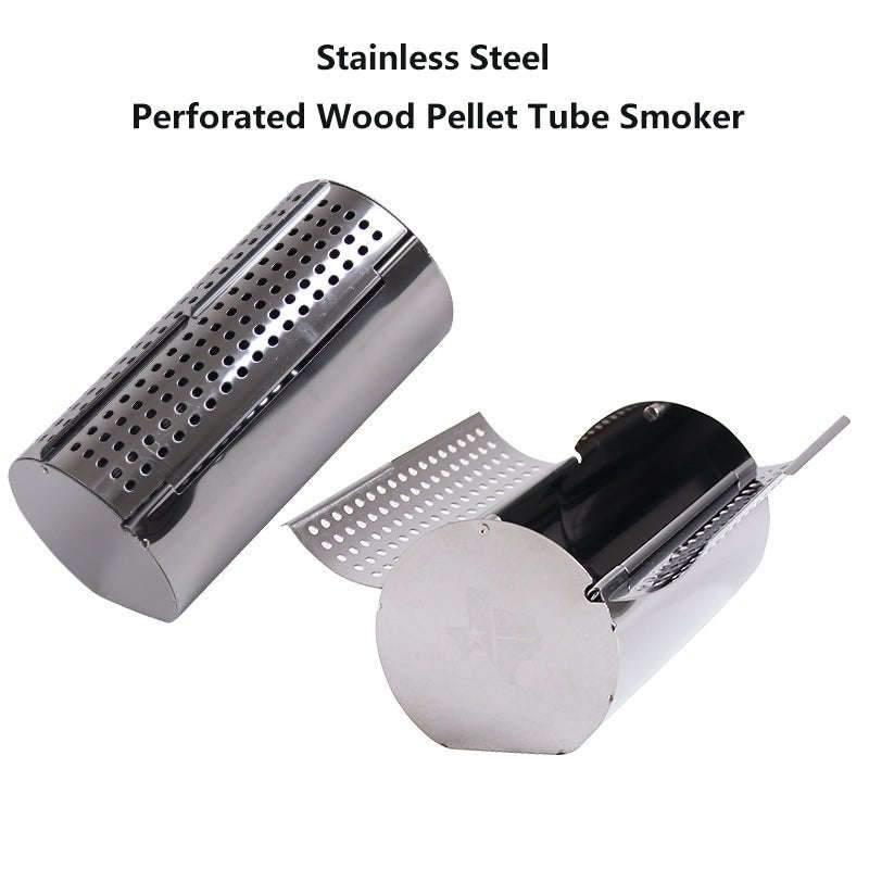 Lifespace Stainless Steel Mini Wood Chip or Pellet Smoker Box