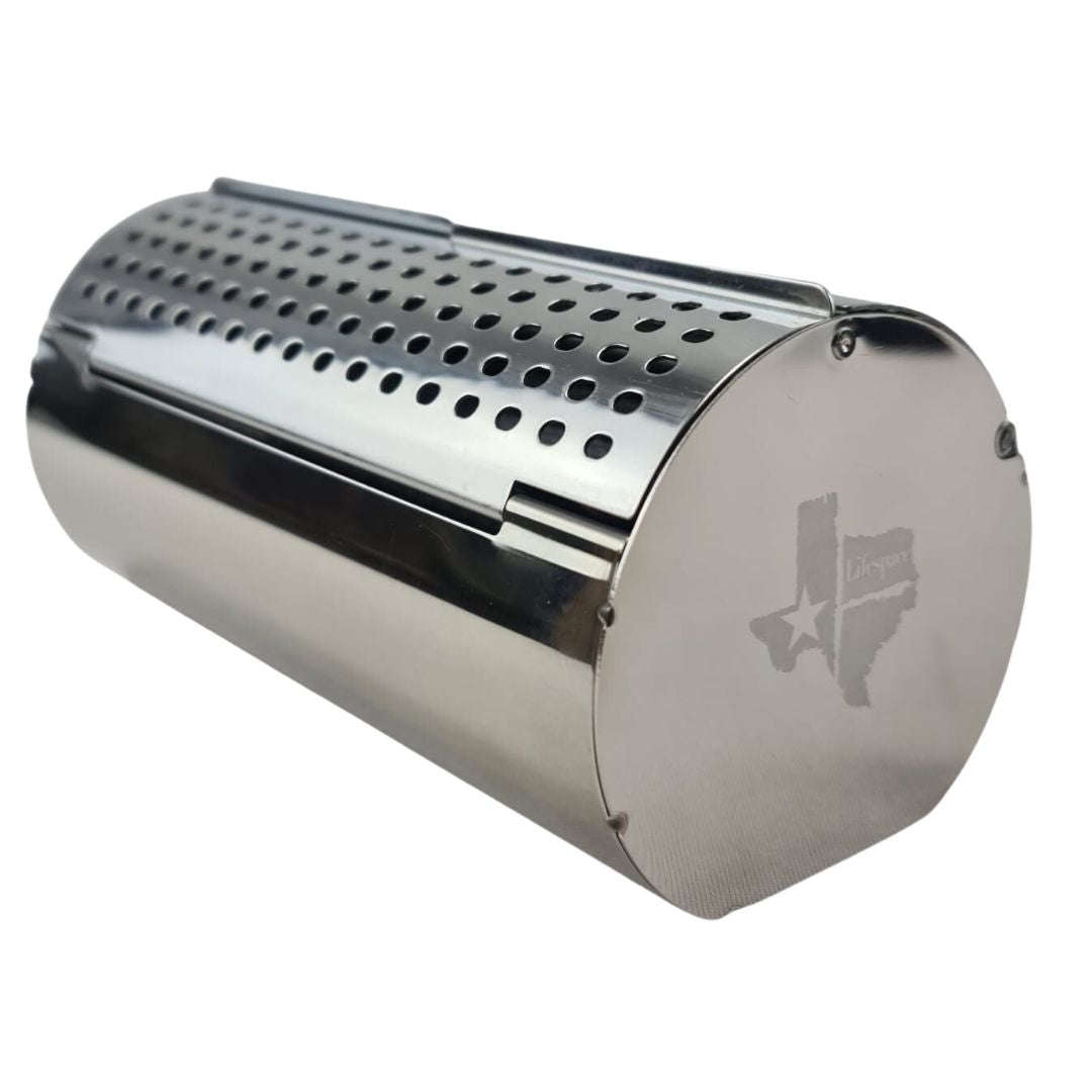 Lifespace Stainless Steel Mini Wood Chip or Pellet Smoker Box