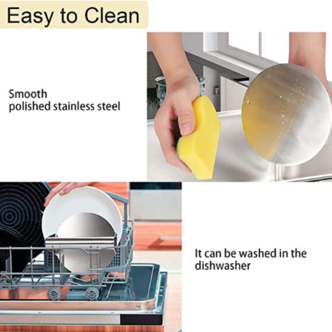 Lifespace Stainless Steel Smash Burger Braai Press