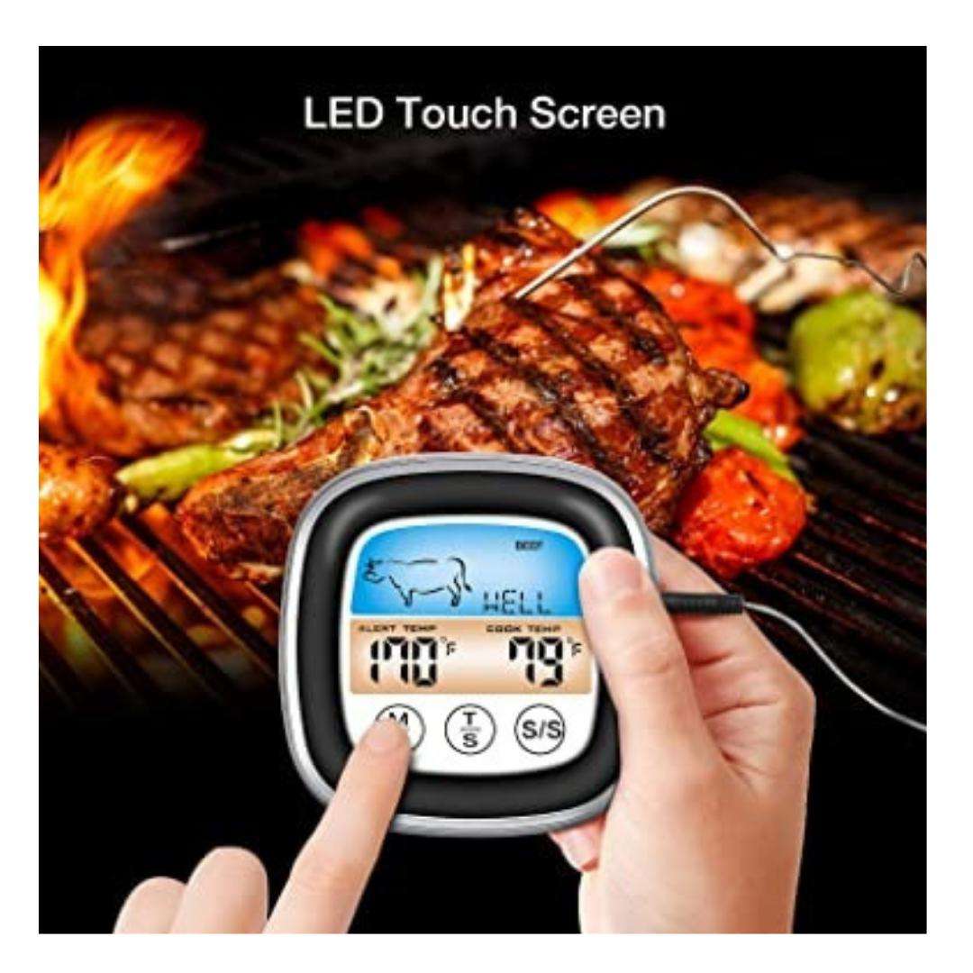 Lifespace Touch Screen Digital Thermometer with Timer & Probe