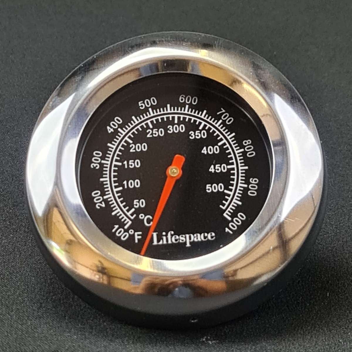 Lifespace Universal Replacement Braai Thermometer - Black Face