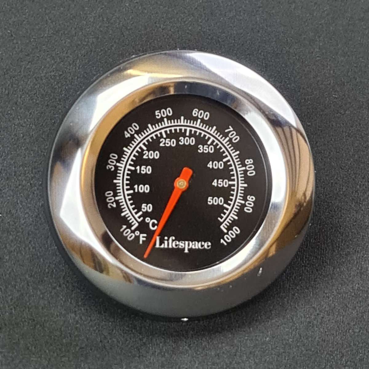 Lifespace Universal Replacement Braai Thermometer - Black Face